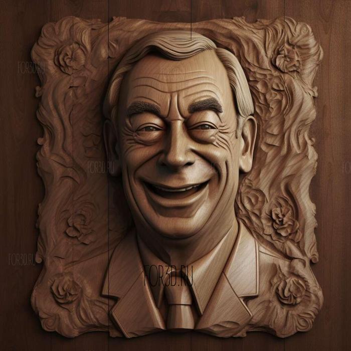 Nigel Farage 1 stl model for CNC